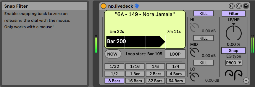 NoraPatches LiveDeck Ableton Live Max 4 Live device for DJ